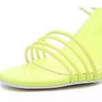 Jennifer Lopez JLO Lime Neon Green strappy heels Sandal shoe sz 8.5 Dronning Photo 1