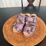 FREEBIRD by Steven Freebird by Stevens Caprice Womens Croc Embossed Slide Sandals Purple Size 6 Photo 1