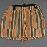 SheIn  Striped Beach Summer Drawstring Shorts Size 2XL NWOT Photo 0