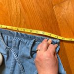 Vintage Blue Brand Women’s Size Medium Denim Tie Elastic High Waist Shorts 90s Photo 4