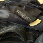 wilson's leather Vintage Wilson Leather Maxima Suede Navy Striped Pencil Pants Size 16 Photo 9