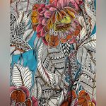 Trina Turk Silk Floral San Simeon kimono | M/L Photo 2