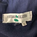 Euro Club Golf Full Zip Front Sweatshirt 43PE Blue Size M Photo 5