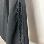 DO+BE  Black Mini Dress Long Sleeve Buttons Sz Small Photo 5