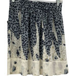 CAbi  Grey & Cream Spotted Pull On Mini Skirt Womens S Polka Dot Preppy Casual Photo 0