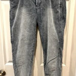 Dear John  Joyrich Comfort Skinny Distressed Cut Off Split Hem Gray Corduroy‎ 32 Photo 0