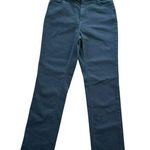 L.L.Bean  Womens Classic Fit Black Jeans 16 Tall Stretch Cotton Straight Leg 16T Photo 0