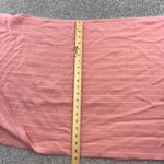 Abercrombie & Fitch Peach Striped Scarf Fringe Womens Cozy Wool Blend Casual Photo 2