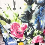 Multicolor Bohemian Abstract Floral Kimono Shawl Cover Photo 3