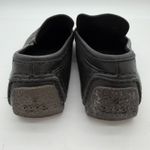 Gucci  Qardaha Womens Driving Loafer Moccasin Supple Leather Black Minimalist 7.5 Photo 3