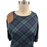 Ralph Lauren 90s NWT LRL Lauren Green Tartan Plaid Top Quilted Shoulder Sz XL Photo 4