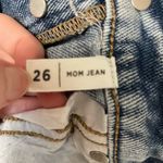 PacSun  Mom Jeans 26 Womens Button Fly Distressed Casual High Rise Light Wash Photo 5