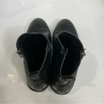 b.o.c. Black faux leather ankle boots women’s size 7.5 casual vegan minimalist Photo 4