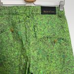 House of Sunny London Fields Jessie Straight Leg Grass Print Jeans Womens US4 Green Size 4 Photo 8