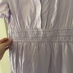 Quince 100% Organic Cotton Poplin Tiered Lilac Dress XS stretch Purple Photo 6