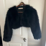 Free People  Cropped Fur Jacket Photo 0