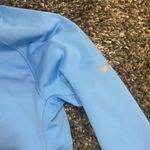 Nike  Dri-Fit Hooded Quarter Zip Sweatshirt in Blue, Size M​​​​​​​ Photo 2