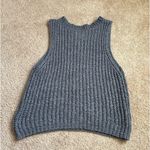 Dee Elly  Vici Dusty Blue Knit Sweater Tank   Size Small Photo 6