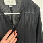 Alexis NEW  Rochelle Robe Black Beaded Semi-Sheer Midi Dress Women's Size Small Photo 6