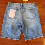 Simple Society  Distressed Bermuda Denim Shorts Size 11/30 Photo 1