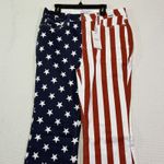 Judy Blue Women's High Waist Flare Jeans Stars Stripes Patriotic Denim Size 11 Photo 1