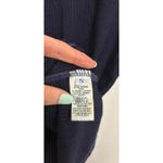 Anthropologie  T-Shirt Womens Small Navy Blue Ribbed Short Sleeve Cloth & Stone Photo 4