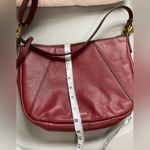 Fossil  Burgundy Leather Shoulder Bag Photo 7