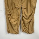 Khaki Wide Leg Baggy Pants Womens XL Gorpcore Casual Street Wear Pull On Tan Photo 4