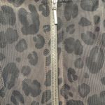White Fox Boutique WHITE FOX Leopard Print Corset Bustier Top Black Grey Mesh Boned Zipper M Photo 5