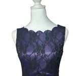 Black and Purple Lace Mini Dress size S Photo 2