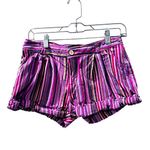 Kaisely  Colorful Beach Vibe Vibrant Women’s Shorts Size Small Photo 0