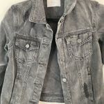 KanCan USA KanCan Jean Jacket USA Black Distressed Photo 1