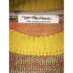 Free People Ibiza Swit Knit Short Sleeve Crochet Palm Tree Striped Tee Shirt Top Photo 6