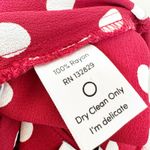 Privacy Please Revolve Women's  Red Polka Dot High Low Dress XS Photo 9