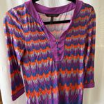 BCBGMAXAZRIA  Pattern Top with Belt Photo 0