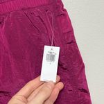 Old Navy NWT  High-Waisted Shiny Nylon Bermuda Shorts in Flamingo - Size L Photo 4