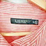 Ralph Lauren | Black Label Oversized Shirt Tunic Tie Belt Button Coral | Size XL Photo 5