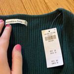 Abercrombie & Fitch NWT Green Long Sleeve Knit Bodysuit Sz M Photo 1