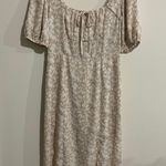 TJ Maxx tan floral dress Photo 0