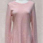 Isaac Mizrahi 100% Cashmere Sweater Tunic Sz S Pastel Pink Crew Neck Preppy Soft Photo 0