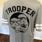 Star Wars  Trooper Gray Button Up Jersey S Photo 1