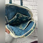 Quilted blue small backpack Photo 2