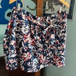 st. john's bay  Active Plus Size Athletic Skort w/ Tie Belt, Blue Floral Print 2X Photo 1