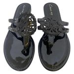 Circus by Sam Edelman NWOT Circus NY by Sam Edelman Canyon Flats Sandals Women's 8.5 Black Patent Photo 0