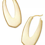 Kendra Scott NWT Pavé Hoop Earrings Photo 5