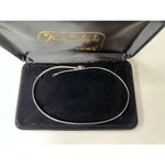 Italian Genuine Solid Sterling Silver 6mm 18" Omega Chain Layering Necklace Photo 5