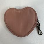 Lug Heart Zip Coin Pouch Key Clip Bag Charm Quilted Pink Purse Earbuds Case Photo 3