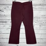 Isaac Mizrahi Live! NWT Size 16P Burgundy Purple Elastic Waistband Pants Photo 1