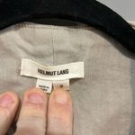 Helmut Lang  linen blend blazer beige gray taupe women's size 2‎ Photo 2