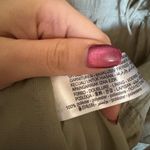 ZARA  Boho Tiered Flowy Mini Dress Sz Small Loose Fit Lace‎ Green Tie Photo 5